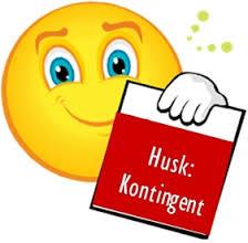 Husk medlemskontingent