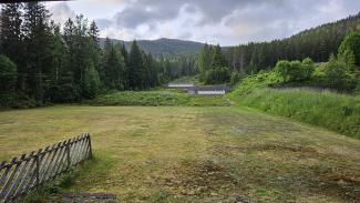 Skytebanen sett fra 100m