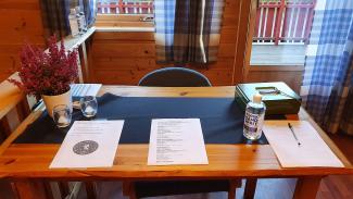 Klar for å ta i mot skytterne