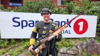 Lars David Øvrum leder samlagsmesterskapet etter første dag.